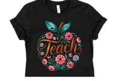 Teach Apple svg Design | Svg Cut Files | Shirt Svg Product Image 1