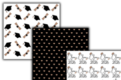 Graduation 2026 brown digital papers Product Image 3