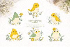 Easter Clipart &amp; Pattern Bundle Product Image 4