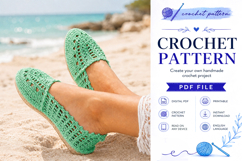 Crochet Espadrilles Pattern PDF Product Image 1