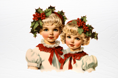 Vintage Christmas Collection Sublimation PNG Product Image 4