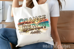 Orange Beach Alabama PNG, Vintage Gulf Coast Sublimation Product Image 5