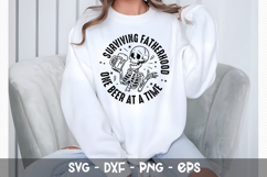 Surviving fatherhood SVG - Father&#039;s Day T -Shirt Design Product Image 4