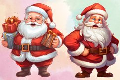 Santa Love Dancing Clipart Bundle, Christmas PNG Product Image 5