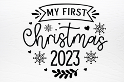 Baby&#039;s First Christma SVG Product Image 4