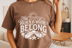 The Beach Is Where I Belong Svg, Summer Beach Life Svg. Product Image 4