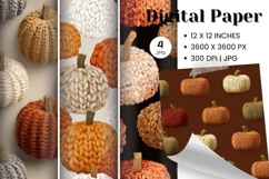 Pumpkin Pattern Background Fall Autumn Wallpaper_2 Product Image 1