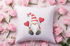 Gnome Watercolor Valentines Clipart, Valentines Clipart Product Image 4