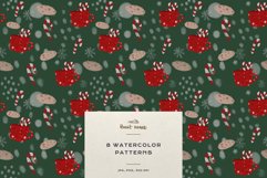 Christmas Patterns Santa Winter Print Digital Paper JPEG Product Image 4