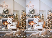 6 Holiday Lightroom presets, Home, Family, Christmas presets Product Image 6
