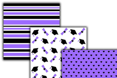 Graduation 2026 purple digital papers Product Image 3