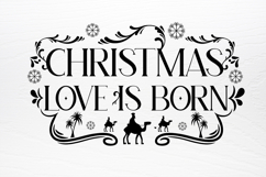 Farmhouse Christian Christmas Sign SVG Product Image 4