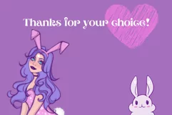 Animated Twitch Screens - Bunny Girl, Kawaii Twitch Overlay Product Image 4