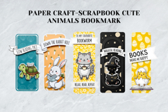 Paper Craft Scrapbook Cute Animals Bookmark Set Product Image 4
