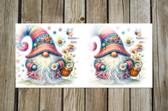 Summer gnome | 8 flowers Sublimation Mug designs Product Image 4