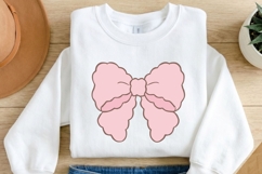 Coquette Floral Clipart PNG SVG, Pastel Bows Flowers Stars Product Image 4