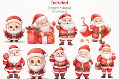 Cozy Christmas Santa Claus 53 Cliparts Collection Product Image 4