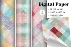 Buffalo Plaid Background Wallpaper Digital Paper_5 Product Image 1