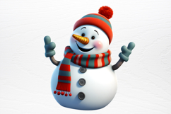 Funny Snowman Sublimation PNG Product Image 4