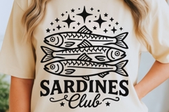 Sardines Club Svg, Sardine Fish Svg, Coastal Summer Svg. Product Image 5