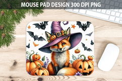 Watercolor Fox Mouse pad Sublimation - Animal PNG Design Product Image 1