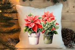 Christmas Houseplants Clipart Sublimation Product Image 4
