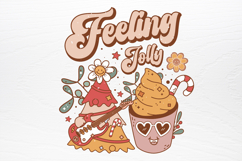 Retro Groovy Christmas SVG Product Image 4
