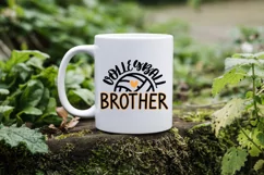 Volleyball brother svg, SVG files for cricut, laser cut file Product Image 3