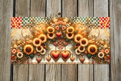 Romantic sunflowers | 8 valentine Mug Sublimation designs Product Image 4