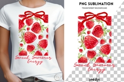Strawberries png design for T-shirts Product Image 4