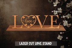 Valentine Laser Cut Stand I Valentine Home Decor Product Image 1