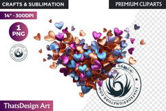 Dreamy Love Assets Vintage Valentine Graphics PNG clipart Product Image 1