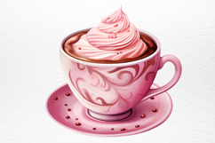Christmas Hot Cocoa Cup Sublimation PNG Product Image 4