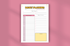 Minimal Daily Planner Digital Template | Simple Aesthetic Product Image 4