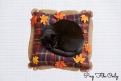 Halloween Autumn Plaid Clipart PNG Product Image 1
