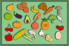 icons for proper nutrition and patterns Product Image 2