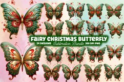 Christmas Watercolor Clipart Bundle, Christmas Mega Bundle Product Image 2