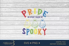 Pride In Every Shade Of Spooky SVG | Halloween LGBTQ Product Image 4