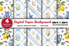 Digital Paper Background PNG Product Image 1