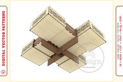 Box Organizer v12 - laser cut file - Glowforge ready SVG Product Image 4