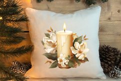 Gold Christmas Watercolor Clipart Sublimation, Christmas PNG Product Image 4