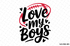 Love my Boys Svg | Game Day Svg | Sport Svg | Svg Cut Files Product Image 1