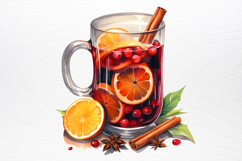 Christmas Winter Drink Sublimation PNG Product Image 4