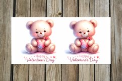 Valentine animals | cute teddy bears mug sublimation design Product Image 4