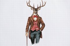 Victorian Christmas Sublimation Clipart PNG Product Image 1