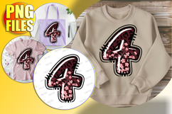 4 Doodle Letter Whimsical Valentine Heart Fun! Product Image 1