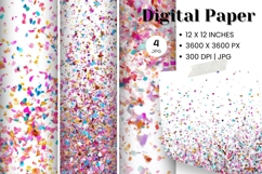 pink glitter Background Wallpaper Sparkles Digital Paper_43 Product Image 1