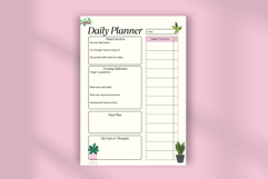 Self Care Daily Planner Template | Editable Canva Design Product Image 4