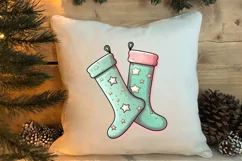 Festive Christmas Sewing Clipart , Christmas PNG Product Image 4