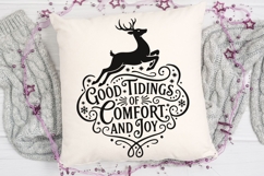 Good Tidings Of Comfort And Joy Svg, Farmhouse Christmas Svg Product Image 4